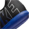 NIKE Jr. Vapor 15 Club IC Hallen-Fußballschuhe Kinder 040 - black/chrome-hyper royal 32