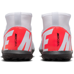 NIKE Jr. Mercurial Superfly 9 Club TF Multinocken-Fu&szlig;ballschuhe Kinder 600 - bright crimson/white-black 35