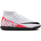 NIKE Jr. Mercurial Superfly 9 Club TF Multinocken-Fu&szlig;ballschuhe Kinder 600 - bright crimson/white-black 35