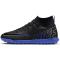 NIKE Jr. Mercurial Superfly 9 Club TF Multinocken-Fu&szlig;ballschuhe Kinder 040 - black/chrome-hyper royal 36