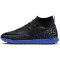 NIKE Jr. Mercurial Superfly 9 Club TF Multinocken-Fußballschuhe Kinder 040 - black/chrome-hyper royal 38.5