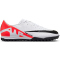 NIKE Zoom Mercurial Vapor 15 Academy TF Turf Multinocken-Fu&szlig;ballschuhe 600 - bright crimson/white-black 45.5
