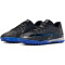 NIKE Air Zoom Mercurial Vapor 15 Academy TF Turf Multinocken-Fußballschuhe 040 - black/chrome-hyper royal 36