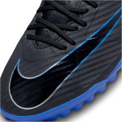 NIKE Air Zoom Mercurial Vapor 15 Academy TF Turf Multinocken-Fu&szlig;ballschuhe 040 - black/chrome-hyper royal 42