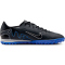 NIKE Air Zoom Mercurial Vapor 15 Academy TF Turf Multinocken-Fu&szlig;ballschuhe 040 - black/chrome-hyper royal 42
