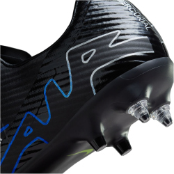 NIKE Mercurial Vapor 15 Academy SG Stollen-Fu&szlig;ballschuhe Herren 040 - black/chrome-hyper royal 40