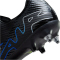 NIKE Mercurial Vapor 15 Academy SG Stollen-Fu&szlig;ballschuhe Herren 040 - black/chrome-hyper royal 40