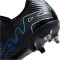 NIKE Mercurial Vapor 15 Academy SG Stollen-Fußballschuhe Herren 040 - black/chrome-hyper royal 40.5