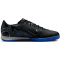 NIKE Mercurial Zoom Vapor 15 Academy IC Hallen-Fu&szlig;ballschuhe 040 - black/chrome-hyper royal 45.5