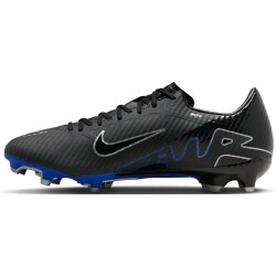 NIKE Air Zoom Mercurial Vapor 15 Academy FG/MG Fußballschuhe 040 - black/chrome-hyper royal 38.5