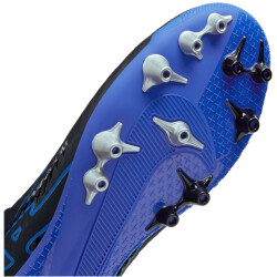 NIKE Zoom Vapor 15 Academy AG Kunstrasen-Fußballschuhe 040 - black/chrome-hyper royal 38