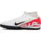 NIKE Mercurial Superfly 9 Academy TF Multinocken-Fußballschuhe Herren 600 - bright crimson/white-black 47.5