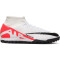NIKE Mercurial Superfly 9 Academy TF Multinocken-Fußballschuhe Herren 600 - bright crimson/white-black 47.5