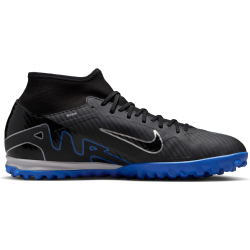 NIKE Mercurial Superfly 9 Academy TF Multinocken-Fu&szlig;ballschuhe Herren 040 - black/chrome-hyper royal 36