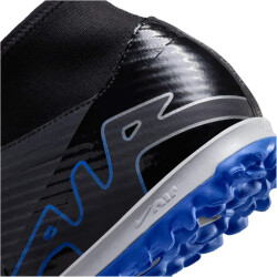 NIKE Mercurial Superfly 9 Academy TF Multinocken-Fußballschuhe Herren 040 - black/chrome-hyper royal 38