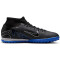 NIKE Mercurial Superfly 9 Academy TF Multinocken-Fußballschuhe Herren 040 - black/chrome-hyper royal 40