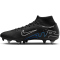 NIKE Air Zoom Mercurial Superfly 9 Academy SG-PRO AC Stollen-Fu&szlig;ballschuhe Herren 040 - black/chrome-hyper royal 36