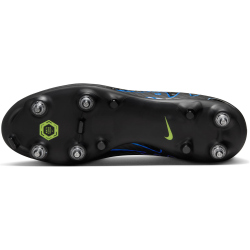 NIKE Air Zoom Mercurial Superfly 9 Academy SG-PRO AC Stollen-Fu&szlig;ballschuhe Herren 040 - black/chrome-hyper royal 39