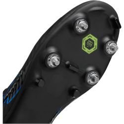 NIKE Air Zoom Mercurial Superfly 9 Academy SG-PRO AC Stollen-Fu&szlig;ballschuhe Herren 040 - black/chrome-hyper royal 39