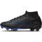 NIKE Air Zoom Mercurial Superfly 9 Academy FG/MG Fu&szlig;ballschuhe 040 - black/chrome-hyper royal 36