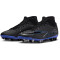 NIKE Mercurial Superfly 9 Academy AG Kunstrasen-Fußballschuhe 040 - black/chrome-hyper royal 40