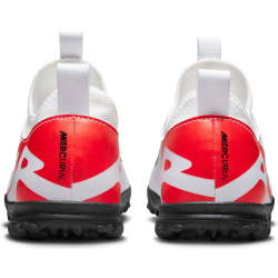 NIKE Jr. Zoom Mercurial Vapor 15 Academy TF Turf Multinocken-Fu&szlig;ballschuhe Kinder 600 - bright crimson/white-black 32