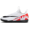 NIKE Jr. Zoom Mercurial Vapor 15 Academy TF Turf Multinocken-Fu&szlig;ballschuhe Kinder 600 - bright crimson/white-black 32