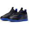NIKE Jr. Zoom Mercurial Vapor 15 Academy TF Turf Multinocken-Fußballschuhe Kinder 040 - black/chrome-hyper royal 33