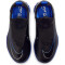 NIKE Jr. Zoom Mercurial Vapor 15 Academy TF Turf Multinocken-Fußballschuhe Kinder 040 - black/chrome-hyper royal 33