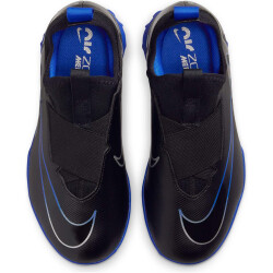 NIKE Jr. Air Zoom Mercurial Vapor 15 Academy TF Turf Multinocken-Fußballschuhe Kinder 040 - black/chrome-hyper royal 38.5