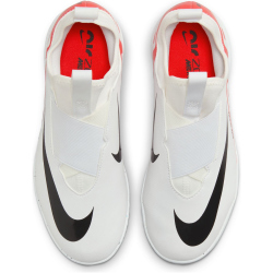 NIKE Jr. Air Zoom Mercurial Vapor 15 Academy IC Hallen-Fu&szlig;ballschuhe Kinder 600 - bright crimson/white-black 27