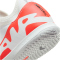 NIKE Jr. Zoom Mercurial Vapor 15 Academy IC Hallen-Fu&szlig;ballschuhe Kinder 600 - bright crimson/white-black 29.5