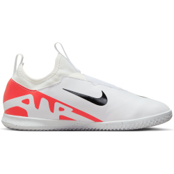 NIKE Jr. Zoom Mercurial Vapor 15 Academy IC Hallen-Fu&szlig;ballschuhe Kinder 600 - bright crimson/white-black 30