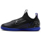NIKE Jr. Air Zoom Mercurial Vapor 15 Academy IC Hallen-Fu&szlig;ballschuhe Kinder 040 - black/chrome-hyper royal 27