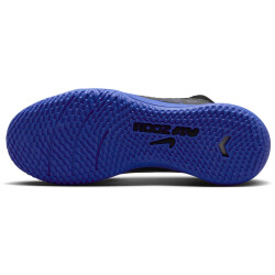 NIKE Jr. Zoom Mercurial Vapor 15 Academy IC Hallen-Fußballschuhe Kinder 040 - black/chrome-hyper royal 27.5