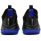 NIKE Jr. Zoom Mercurial Vapor 15 Academy IC Hallen-Fußballschuhe Kinder 040 - black/chrome-hyper royal 28