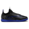 NIKE Jr. Air Zoom Mercurial Vapor 15 Academy IC Hallen-Fu&szlig;ballschuhe Kinder 040 - black/chrome-hyper royal 30