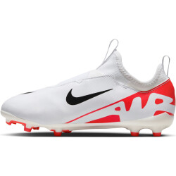 NIKE Jr. Zoom Mercurial Vapor 15 Academy MG Multi-Ground Fußballschuhe Kinder 600 - bright crimson/white-black 32