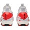 NIKE Jr. Zoom Mercurial Vapor 15 Academy MG Multi-Ground Fußballschuhe Kinder 600 - bright crimson/white-black 32