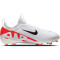 NIKE Jr. Zoom Mercurial Vapor 15 Academy MG Multi-Ground Fußballschuhe Kinder 600 - bright crimson/white-black 38