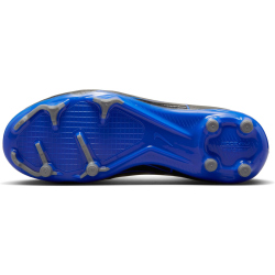 NIKE Jr. Air Zoom Mercurial Vapor 15 Academy MG Multi-Ground Fußballschuhe Kinder 040 - black/chrome-hyper royal 33.5