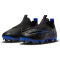 NIKE Jr. Air Zoom Mercurial Vapor 15 Academy MG Multi-Ground Fußballschuhe Kinder 040 - black/chrome-hyper royal 33.5
