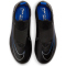 NIKE Jr. Air Zoom Mercurial Vapor 15 Academy MG Multi-Ground Fußballschuhe Kinder 040 - black/chrome-hyper royal 33.5