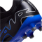 NIKE Jr. Air Zoom Mercurial Vapor 15 Academy MG Multi-Ground Fußballschuhe Kinder 040 - black/chrome-hyper royal 33.5