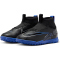 NIKE Jr. Zoom Mercurial Superfly 9 Academy TF Turf Multinocken-Fu&szlig;ballschuhe Kinder 040 - black/chrome-hyper royal 32