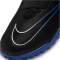 NIKE Jr. Zoom Mercurial Superfly 9 Academy TF Turf Multinocken-Fu&szlig;ballschuhe Kinder 040 - black/chrome-hyper royal 32