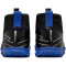 NIKE Jr. Air Zoom Mercurial Superfly 9 Academy TF Turf Multinocken-Fußballschuhe Kinder 040 - black/chrome-hyper royal 33