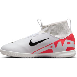 NIKE Jr. Zoom Mercurial Superfly 9 Academy IC Hallen-Fußballschuhe Kinder 600 - bright crimson/white-black 36.5