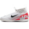 NIKE Jr. Zoom Mercurial Superfly 9 Academy IC Hallen-Fußballschuhe Kinder 600 - bright crimson/white-black 36.5