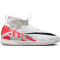 NIKE Jr. Zoom Mercurial Superfly 9 Academy IC Hallen-Fußballschuhe Kinder 600 - bright crimson/white-black 36.5